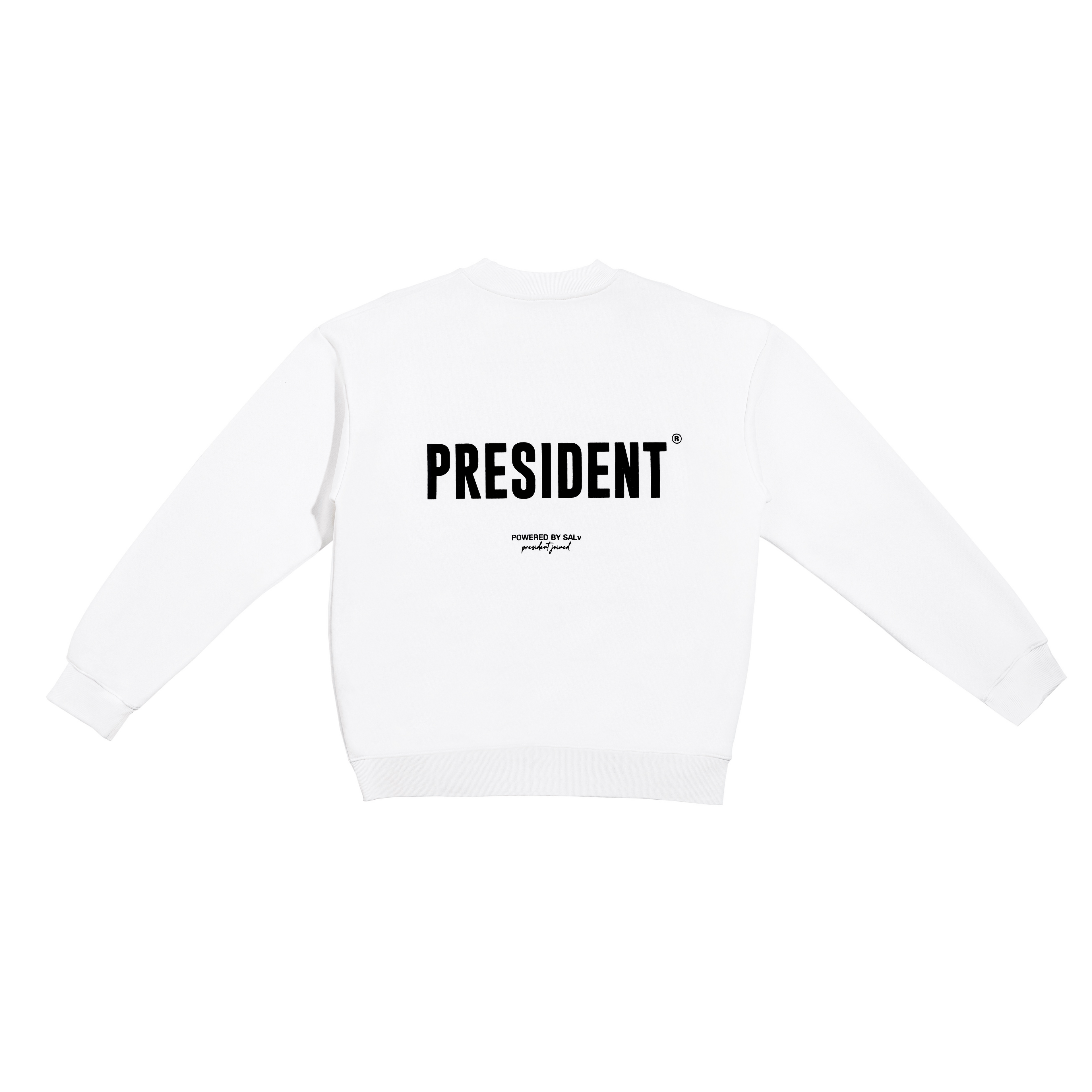 WHITE CREWNECK x BNF PRINTS